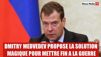 Ukraine: Medvedev donne les objectifs à atteindre par la Russie avant 2023