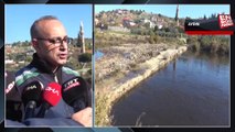 Büyük Menderes Nehri siyaha büründü, sudan numune alındı