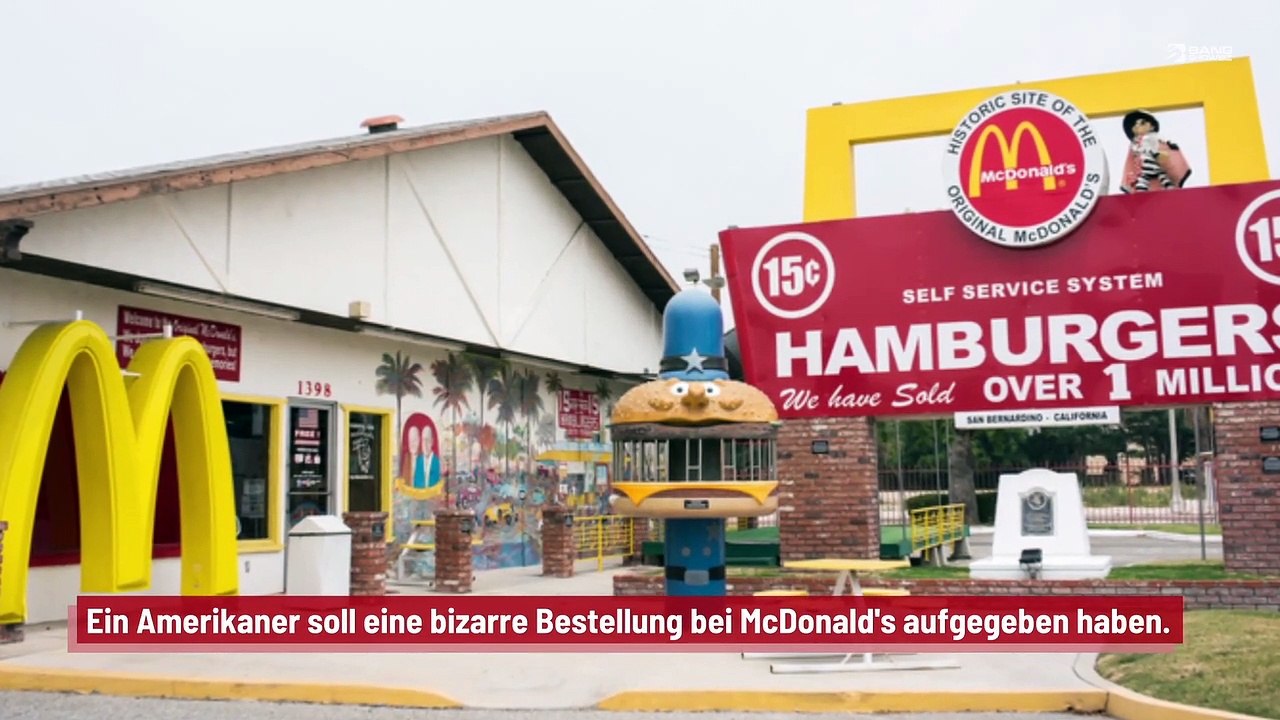 Amerikaner gibt eine bizarre Bestellung bei McDonald's auf