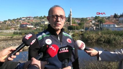 Menderes Nehri'nden numune alındı