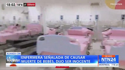 Enfermera señalada de asesinar con potasio a cinco bebés se declaró inocente en Argentina