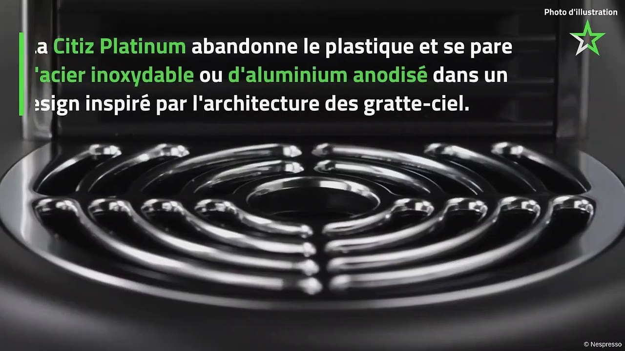 Avec la Citiz Platinum, Nespresso revisite et sublime sa cafetière emblématique