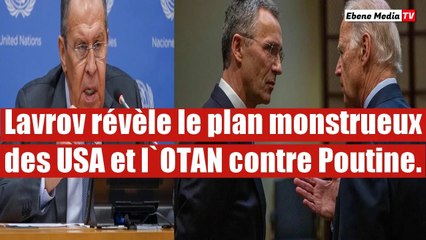 Lavrov révèle le plan monstrueux des USA et l`OTAN contre Poutine.