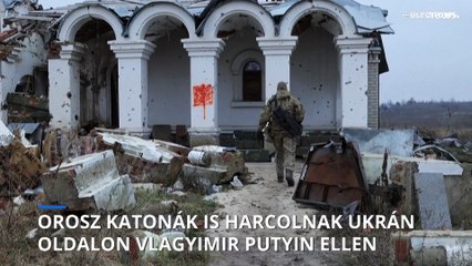 Orosz katonák harcolnak ukrán oldalon Putyin ellen