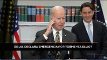 teleSUR Noticias 11:30 27-12: EE.UU. declara emergencia por tormenta Elliot