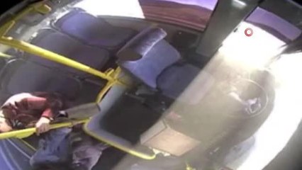 12 kişinin yaralandığı kaza güvenlik kamerasında