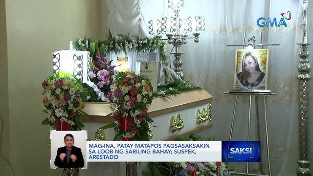 Mag-ina, patay matapos pagsasaksakin sa loob ng sariling bahay; suspek, arestado | Saksi