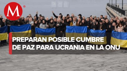 Ucrania planea cumbre de paz a un año de guerra contra Rusia; ONU, la sede