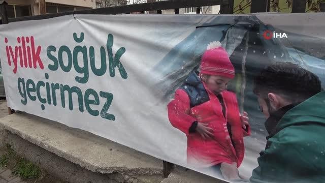 Kütahya'da savaş mağdurları için yardım kampanyası