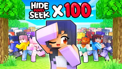 100 Epic 100-Player Hide & Seek Challenge in Minecraft! 🎮