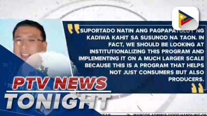 Agri Party-List Rep. Wilbert Lee supports Kadiwa ng Pasko extension
