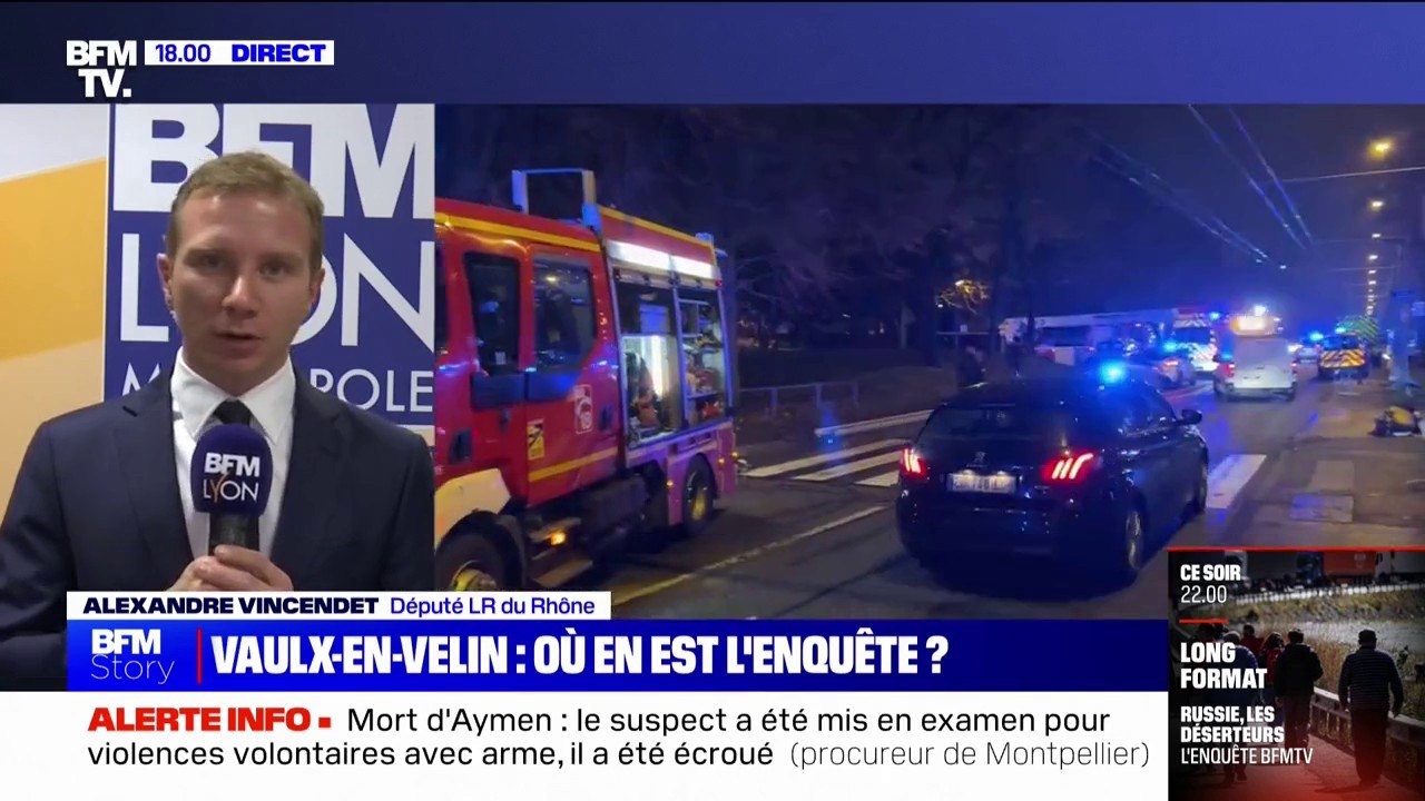 Incendie à Vaulx-en-Velin: "Ce ne sont pas des jeunes qui étaient dans le hall, ce sont des dealers", affirme le député LR du Rhône, Alexandre Vincendet