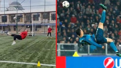 Fizik 2022 Sneijder, şutlar 2008 Ronaldo! "Uzaktan nasıl topa vurulur?" videosu sosyal medyayı salladı