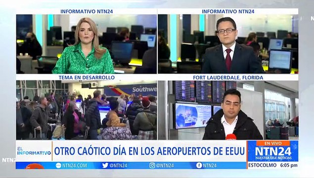 Más de 17 mil vuelos han sido cancelados por la tormenta invernal que azota a Estados Unidos