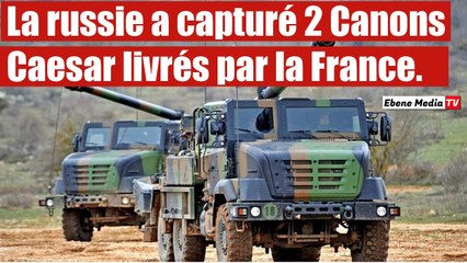 L`Armée russe a capturé des Caesars français récemment livrés à l`Ukraine.