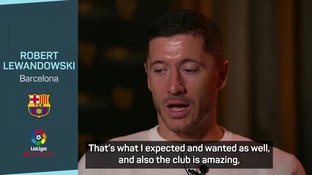 Lewandowski opens up on 'different life' in Barcelona