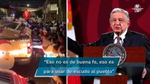 AMLO llama a no dejarse manipular por grupos criminales que entregan juguetes y despensas