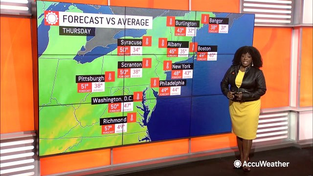 Temperatures to rebound across the East