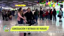 Aeropuerto Internacional de Guadalajara registró cancelación y retrasos de vuelos