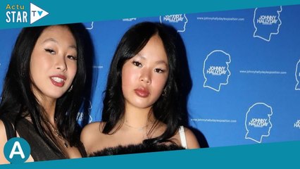 Joy Hallyday au ski en bonne compagnie : look très mode et vue paradisiaque, l'adolescente prête à s