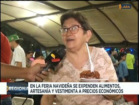 Feria Navideña de Sanare ofrece gastronomía y artesanía de emprendedores larenses a precios justos