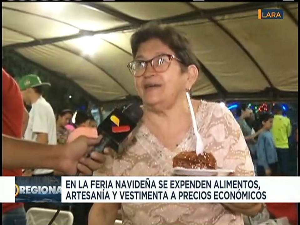 Feria Navideña de Sanare ofrece gastronomía y artesanía de emprendedores larenses a precios justos