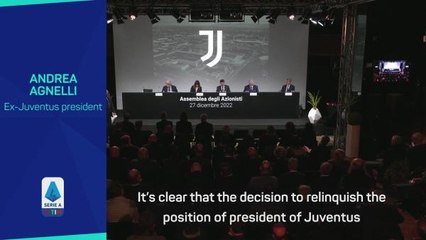 Juventus resignation 'not an easy decision' - Agnelli