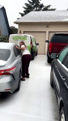 Slipping and Sliding Down the Driveway