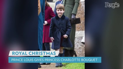 See Prince Louis' Sweet Surprise for Princess Charlotte During His First Christmas Walkabout