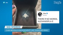 Cher Shows Off Huge, Engagement-Like Diamond Ring from Boyfriend Alexander 'AE' Edwards: 'No Words