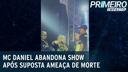 MC Daniel é ameaçado de morte durante show e abandona palco