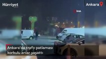 Ankara’da trafo patlaması korkulu anlar yaşattı