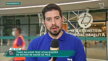 Direto do hospital, Tiago Salazar fala sobre estado de saúde de Pelé