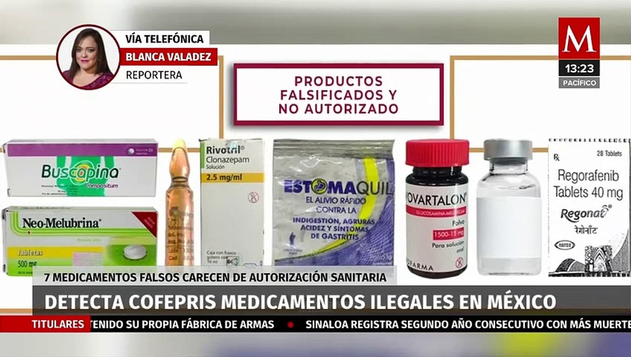 Cofepris detecta siete medicamentos ilegales en México