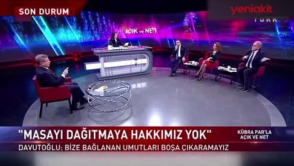 Davutoğlu'ndan canlı yayında Bahçeli'ye hakaret