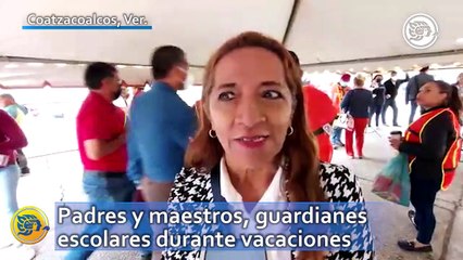 Padres y maestros, guardianes escolares durante vacaciones