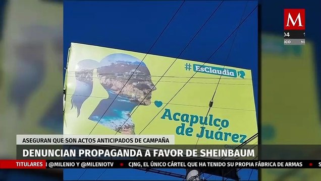 Usuarios en redes sociales denunciaron propaganda en favor de Claudia Sheinbaum
