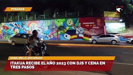 Itakua recibe el año 2023 con djs y cena en tres pasos.