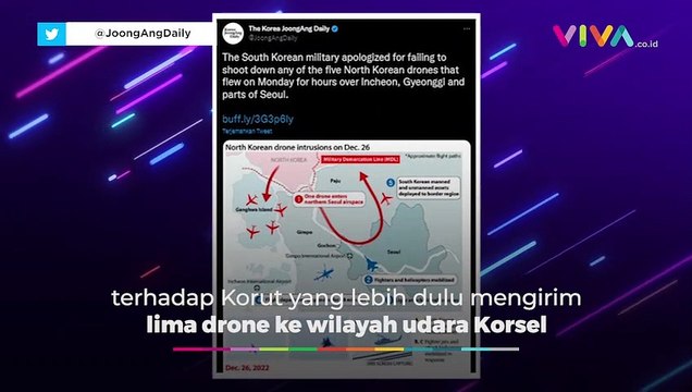 AWAS PERANG! Drone dan Jet Korsel Tembus Langit Korut