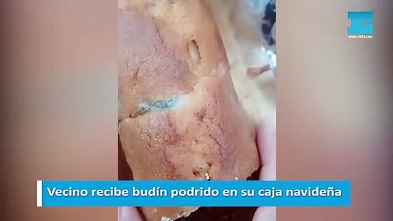 Budín en mal estado