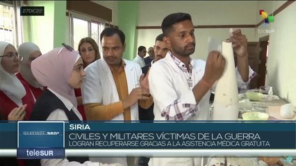 Siria avanza en la recuperación de su sector sanitario y asegura atención gratuita a sus ciudadanos
