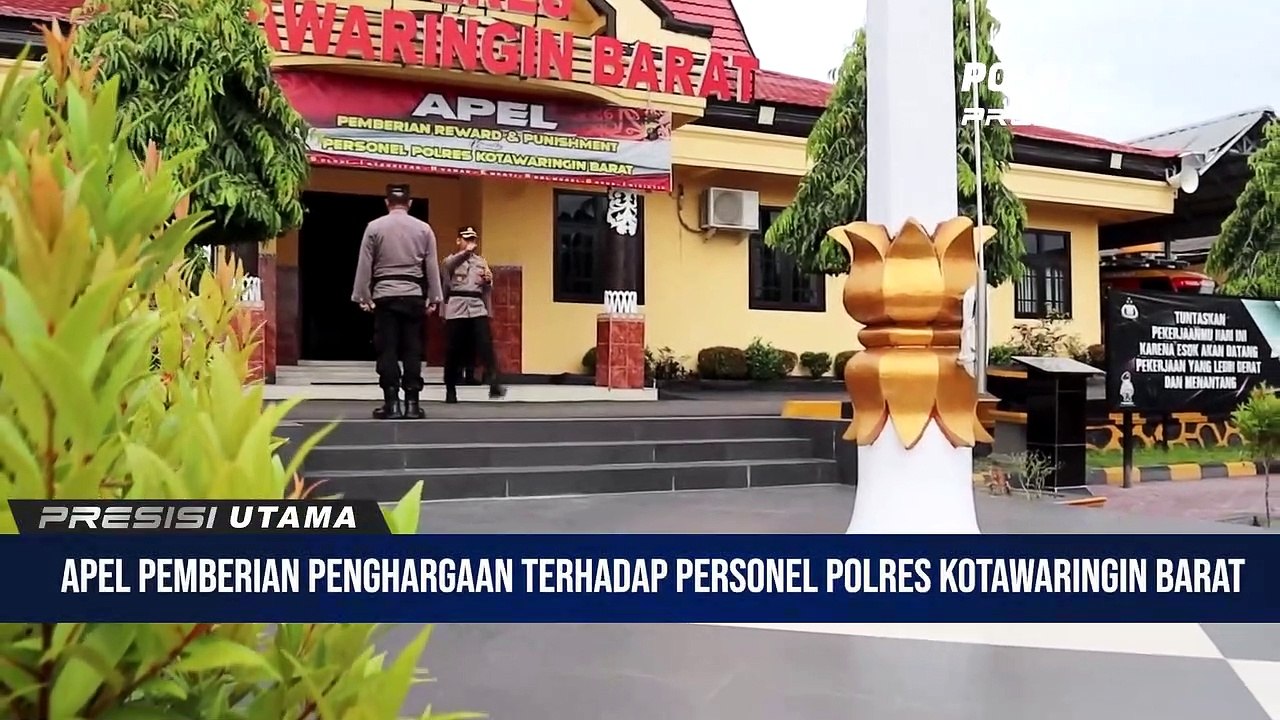 Apel Pemberian Penghargaan Personelil Polres Kotawaringin Barat