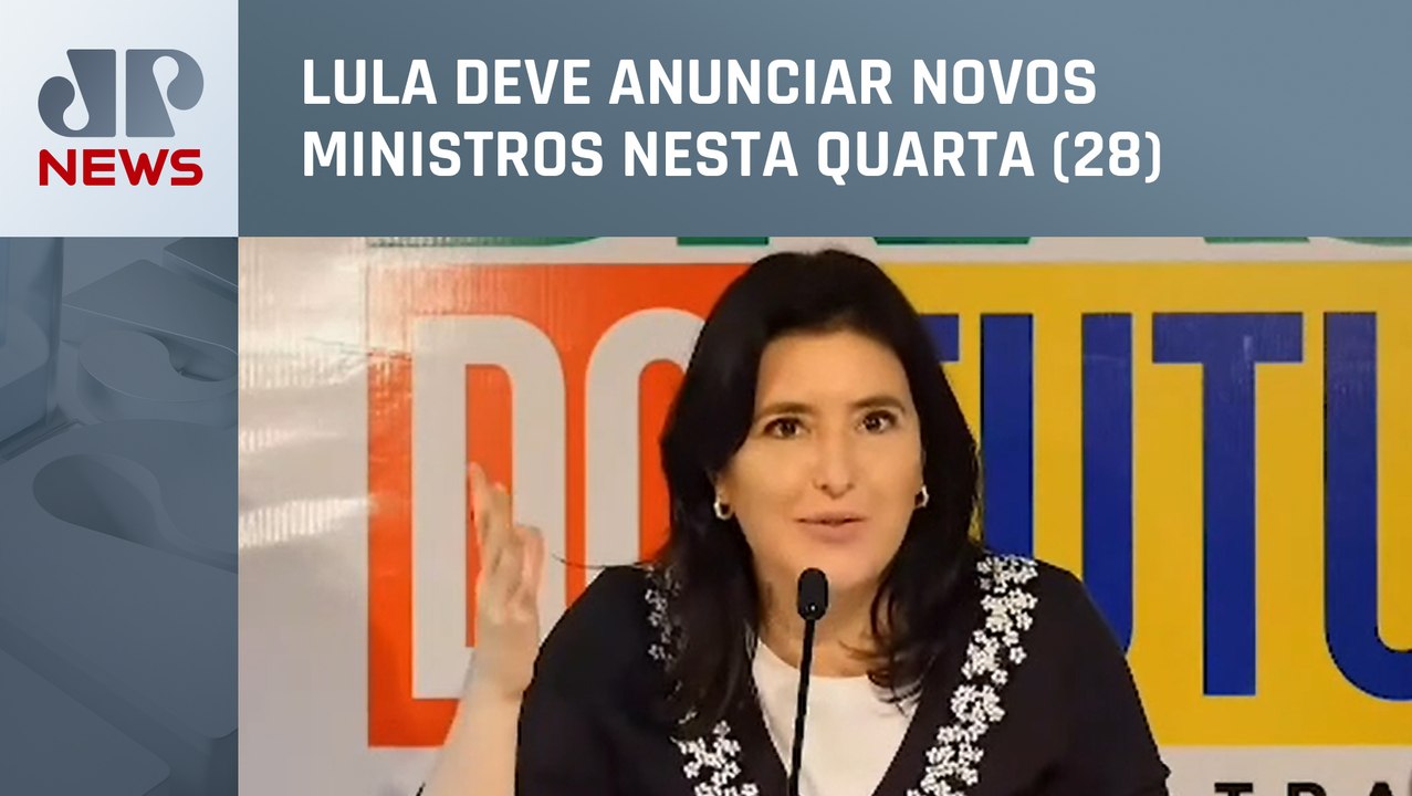 Tebet recebe organograma do Ministério do Planejamento