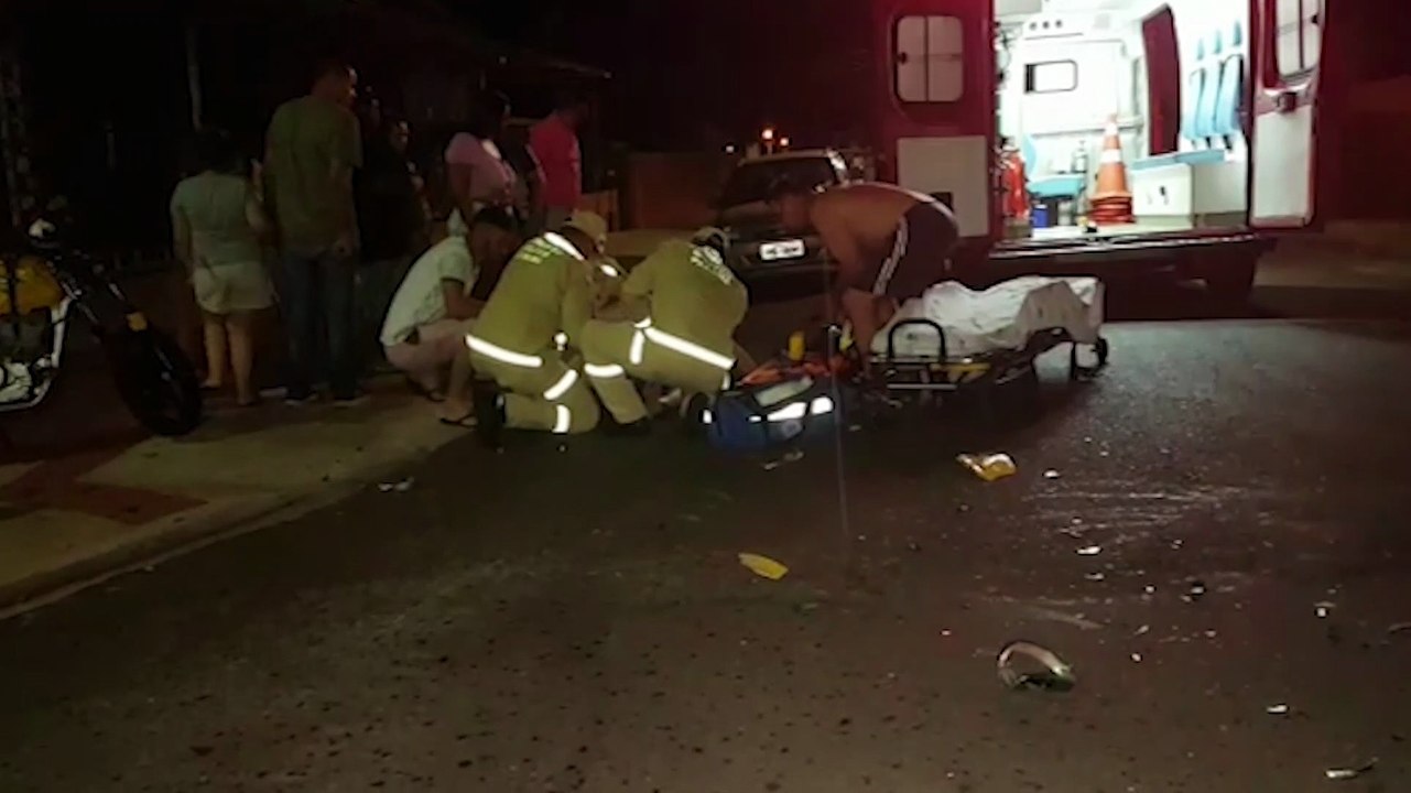 Motociclista fica ferido após colisão no Interlagos