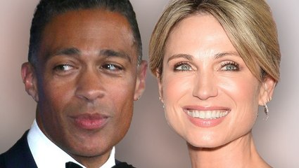 T.J. Holmes Wraps An Arm Around Amy Robach As They Arrive In Atlanta