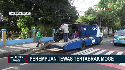 Seorang Wanita Lansia Penjual Tissue Tewas Usai Tertabrak Moge di Kawasan Menteng