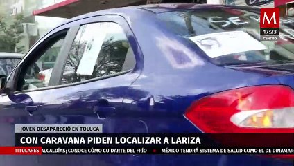 Realizan caravana para localizar a Lariza, menor desaparecida en Toluca