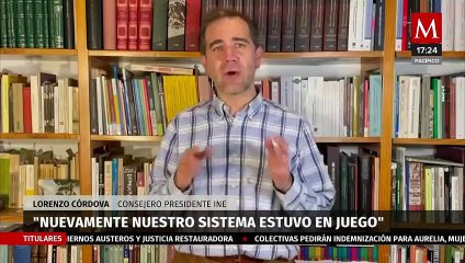Lorenzo Córdova afirma que el INE cumplió con sus obligaciones en 2022