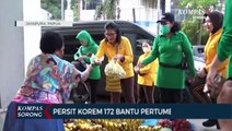 Persit Korem 172 Bantu Pertumbuhan Ekonomi Pedagang Mama Papua