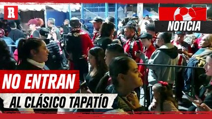 LARGAS FILAS en el CLÁSICO TAPATÍO